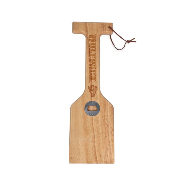 Hardwood BBQ Grill Scraper with Bot